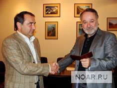 Алан Колиев получил удостоверение представителя Северной Осетии в ЦФО